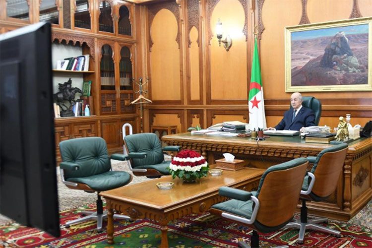 Tebboune présidera mardi une séance de travail du gouvernement