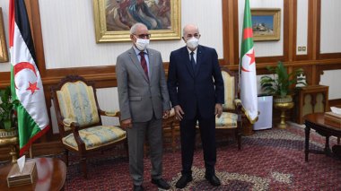 Le président Tebboune reçoit le président sahraoui