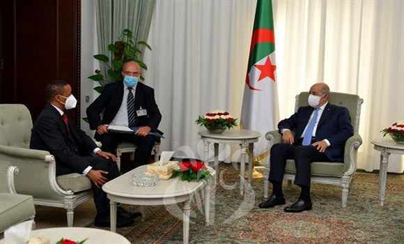 Tebboune reçoit l’ambassadeur éthiopien