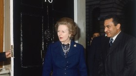 مبارك قبل توطين فلسطينيين في مصر