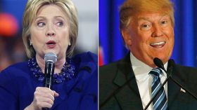 فوز ترامب وكلينتون في الانتخابات التمهيدية في نيويورك