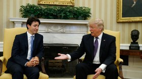 ماذا قال ترودو لترامب خلال اجتماعهما في البيت الأبيض؟