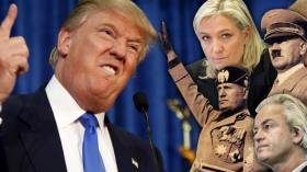 Donald Trump in the footsteps of Hitler and Mussolini