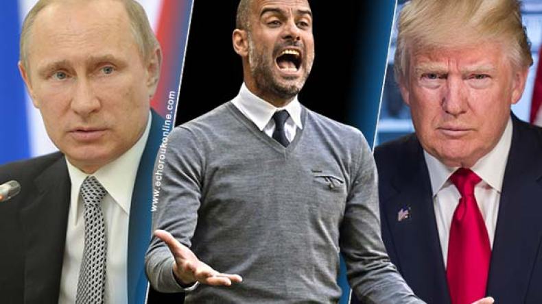 غوارديولا يدعو ترامب وبوتين لحل أزمة سوريا