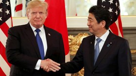 ترامب: اليابان يمكنها إسقاط صواريخ كوريا الشمالية
