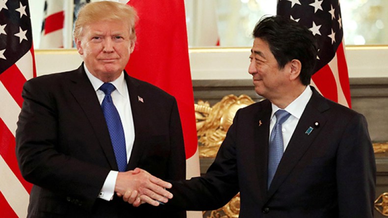 ترامب: اليابان يمكنها إسقاط صواريخ كوريا الشمالية