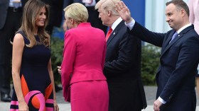 سيدة بولندا الأولى تحرج ترامب.. هذا ما فعلته؟