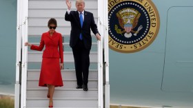 ترامب يهرب من مشاكله الداخلية ويزور باريس