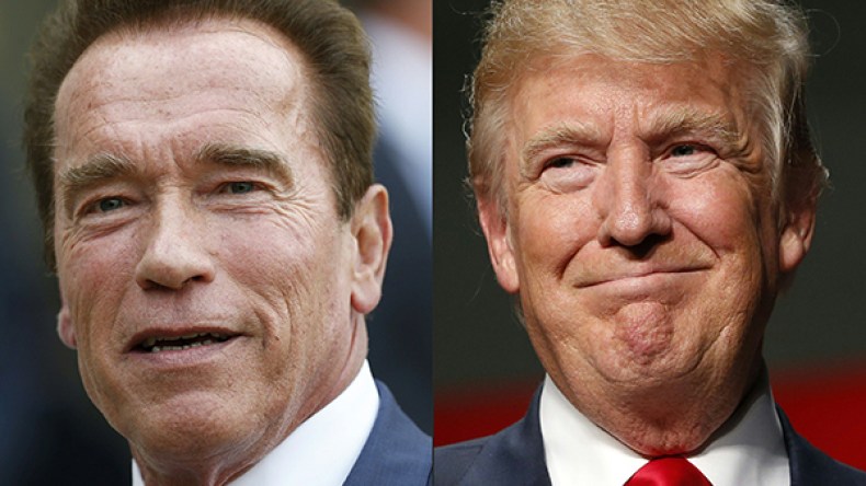 شوارزنيغر يتحدى ترامب