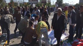 قتلى وجرحى في انفجار قرب محطة القطارات في أنقرة