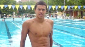 السبّاح الجزائري أسامة سحنون يسعى للاحتفاظ بألقاب 2013