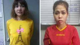 المتهمتان بقتل كيم جونغ نام تمثلان بسترة واقية في المحكمة