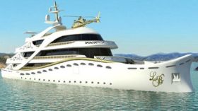 للنساء فقط.. “يخت الجمال” من الذهب والكريستال