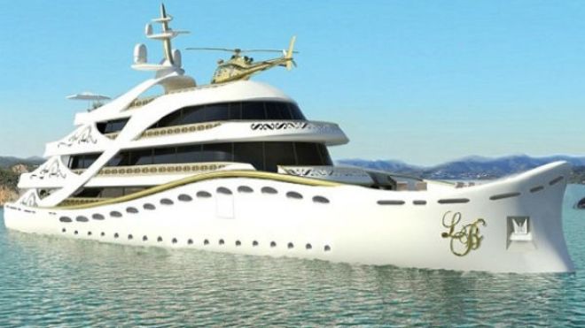 للنساء فقط.. “يخت الجمال” من الذهب والكريستال