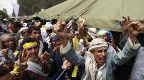 الأمن اليمني ينسحب بعد محاولته فض اعتصام الحوثيين
