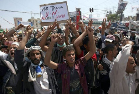 Yémen: manifestation anti-Saleh, nouveaux combats
