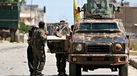 تقدم مقاتلين مدعومين من أمريكا أمام “داعش” شمالي سوريا