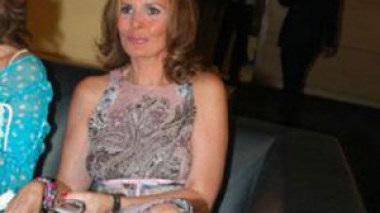 Yusra at opening of Egyptian art show