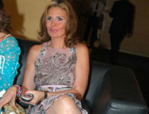 Yusra at opening of Egyptian art show