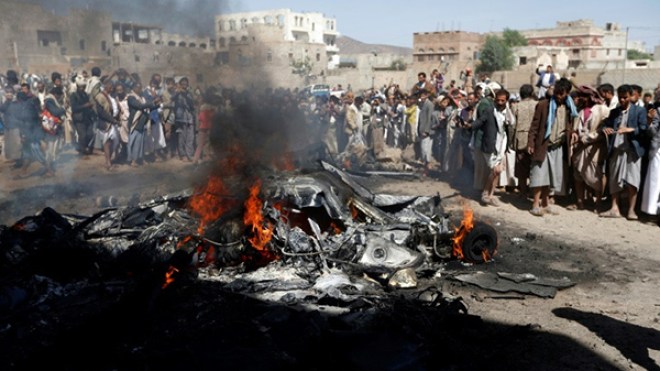 مقتل العشرات من “داعش” في غارة أمريكية في اليمن