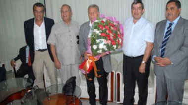 Egypt's El Ahly delegation extended a warm welcome in Algeria.