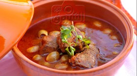 طاجين الزيتون بلحم العجل