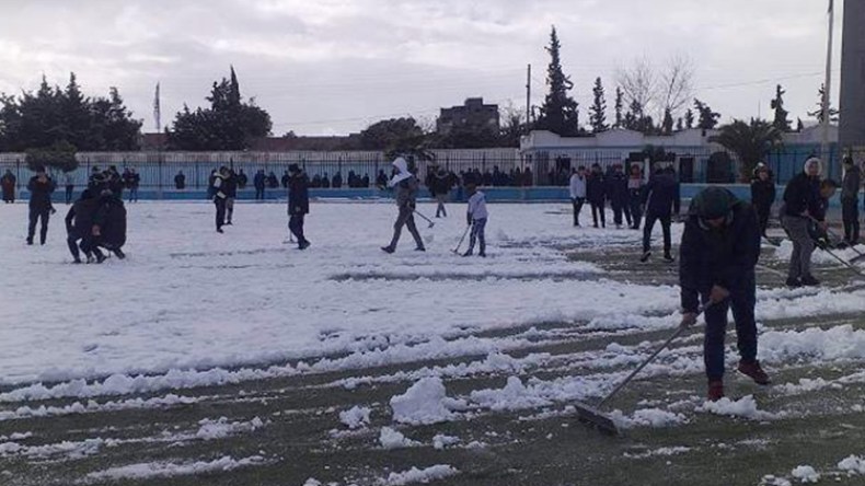 ملعب تاجنانت على طريقة ميادين روسيا وكرواتيا!