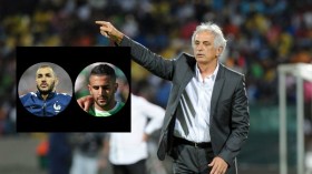 ماذا قال خليلوزيتش عن محرز وبن زيمة؟