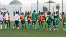 منتخب موريتانيا يتدرّب استعدادا لمواجهة “الخضر”
