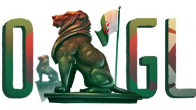 “جوجل” يحتفل بـ “الخامس من جويلية” براية خفّاقة وأسد جزائري هصور