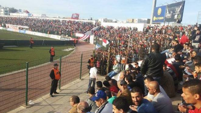 إشتباكات بين أنصار الأهلي المصري والشرطة المغربية