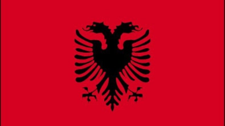 أنصار صربيون يحرقون علم جمهورية ألبانيا