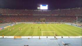 حريق بملعب القاهرة