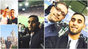 غلام تابع مباراة إنجلترا وسلوفاكيا مع قنصل الجزائر بسانت إيتيان