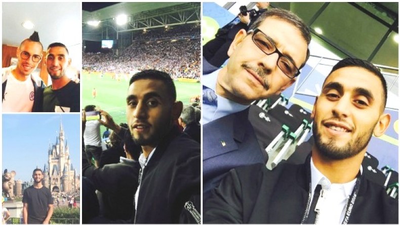 غلام تابع مباراة إنجلترا وسلوفاكيا مع قنصل الجزائر بسانت إيتيان