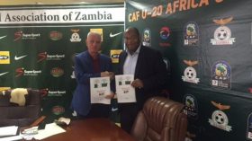 الفاف تمضي مذكرة تفاهم مع اتحاد الكرة الزامبي