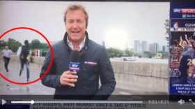 مطاردة شرطي فرنسي لـ “حرّاق” تقطع بث برنامج تلفزيوني رياضي إيطالي!؟