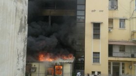 حريق مهول بأكاديمية التربية للجزائر وسط