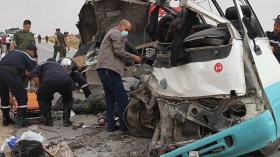 اصطدام 4 شاحنات يخلف وفاة شخص وإصابة 8 أشخاص بجروح ببسكرة