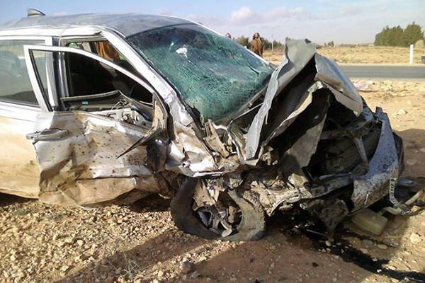 Laghouat: 5 personnes tuées dans un accident de la route