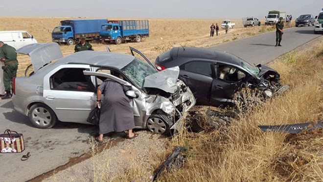 مجزرة مرورية تودي بحياة 5 شبان بقالمة