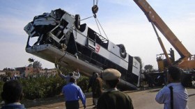 مصرع 15 مجندا مصريا وإصابة 35 آخرين في حادث مرور