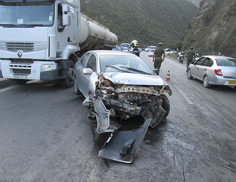 Aïn Témouchent: 4 policiers périssent lors d’une collision avec un camion