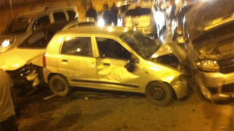 سبعة جرحى في اصطدام تسلسلي بين تسع مركبات بالبليدة