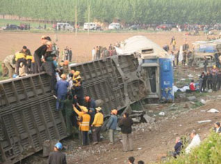 21 blessés dans une collision entre 2 trains à Alger
