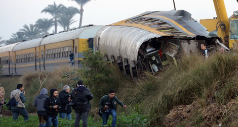 Accident de train en Egypte : 19 morts et 107 blessés