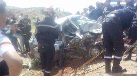 وفاة 5 أشخاص وإصابة 18 في حادث سير بعين الدفلى