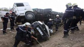 18 قتيلا و55 جريحا في حوادث مرور خلال يوم واحد