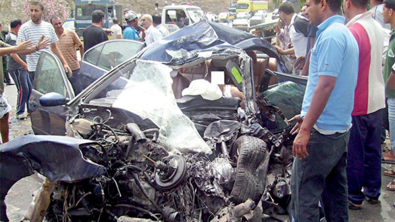 مقتل دركي وإصابة سبعة أشخاص في اصطدام تسلسلي بسعيدة