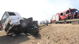 شاب‭ ‬يلقى‭ ‬حتفه‭ ‬في‭ ‬سقوط‭ ‬شاحنة‭ ‬على‭ ‬سيارته‭ ‬بالعاصمة